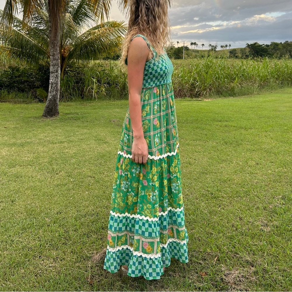 SPELL FLORA STRAPPY MAXI